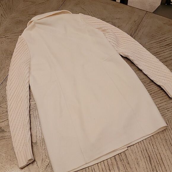 VINCE size S cream wool jacket - Picture 7 of 11
